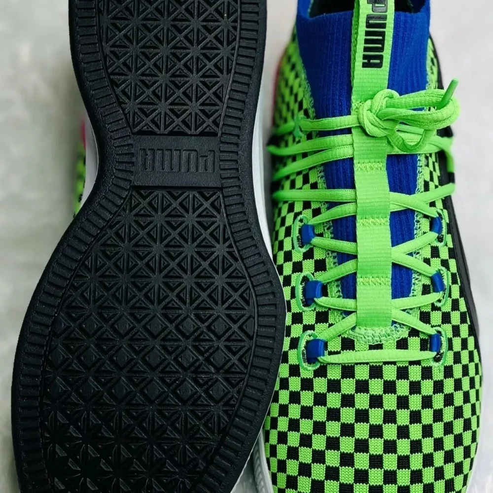 New Puma Basketball Clyde Court Summertime Green Men Sneakers 192893-01 Size 11 - Picture 5 of 8